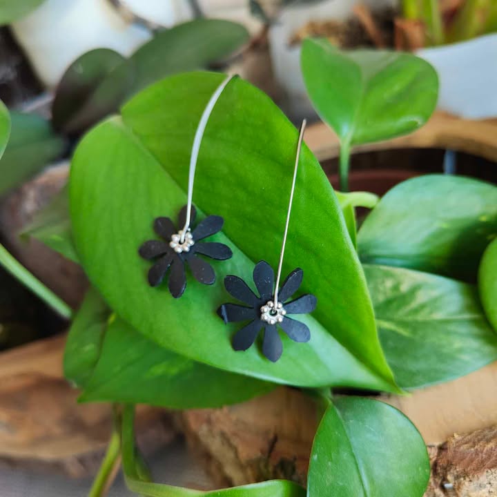 Boucle d'oreilles Fleurs