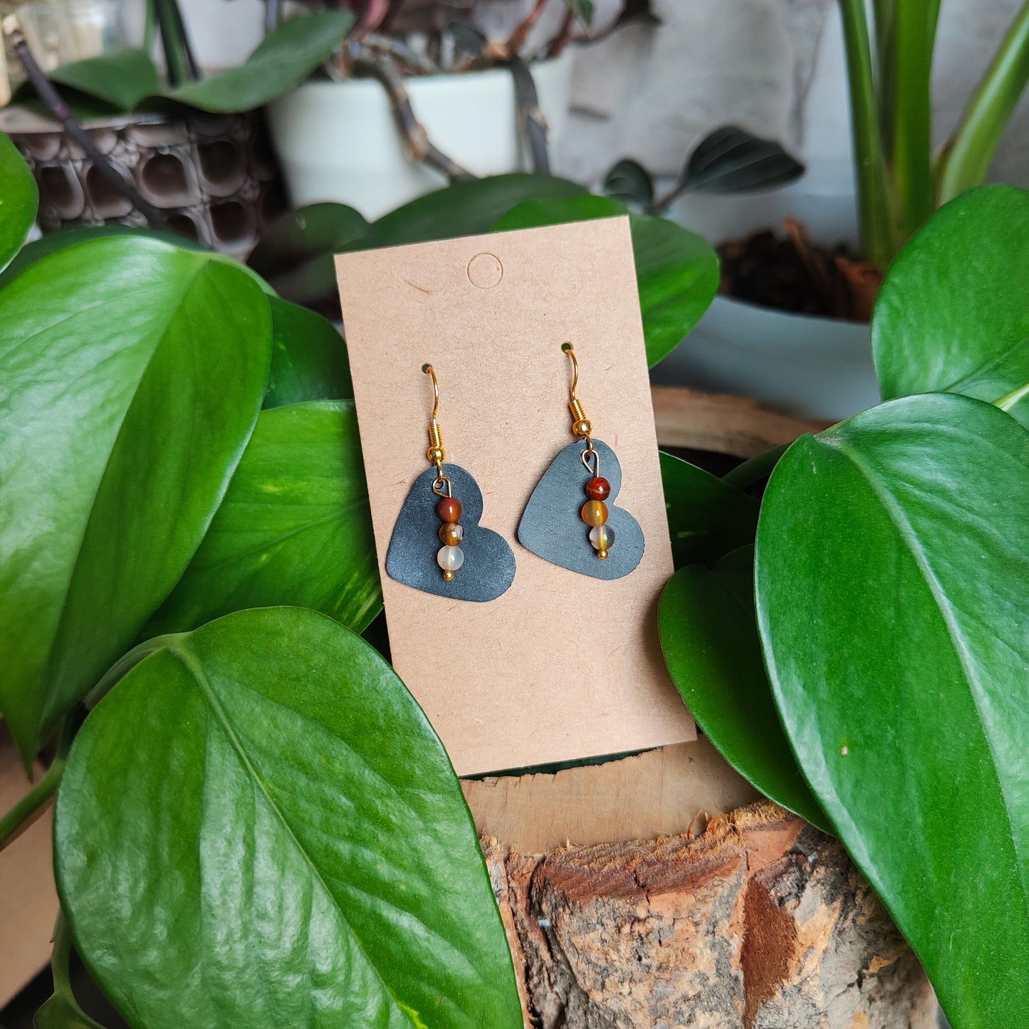 Boucles d'oreilles coeur