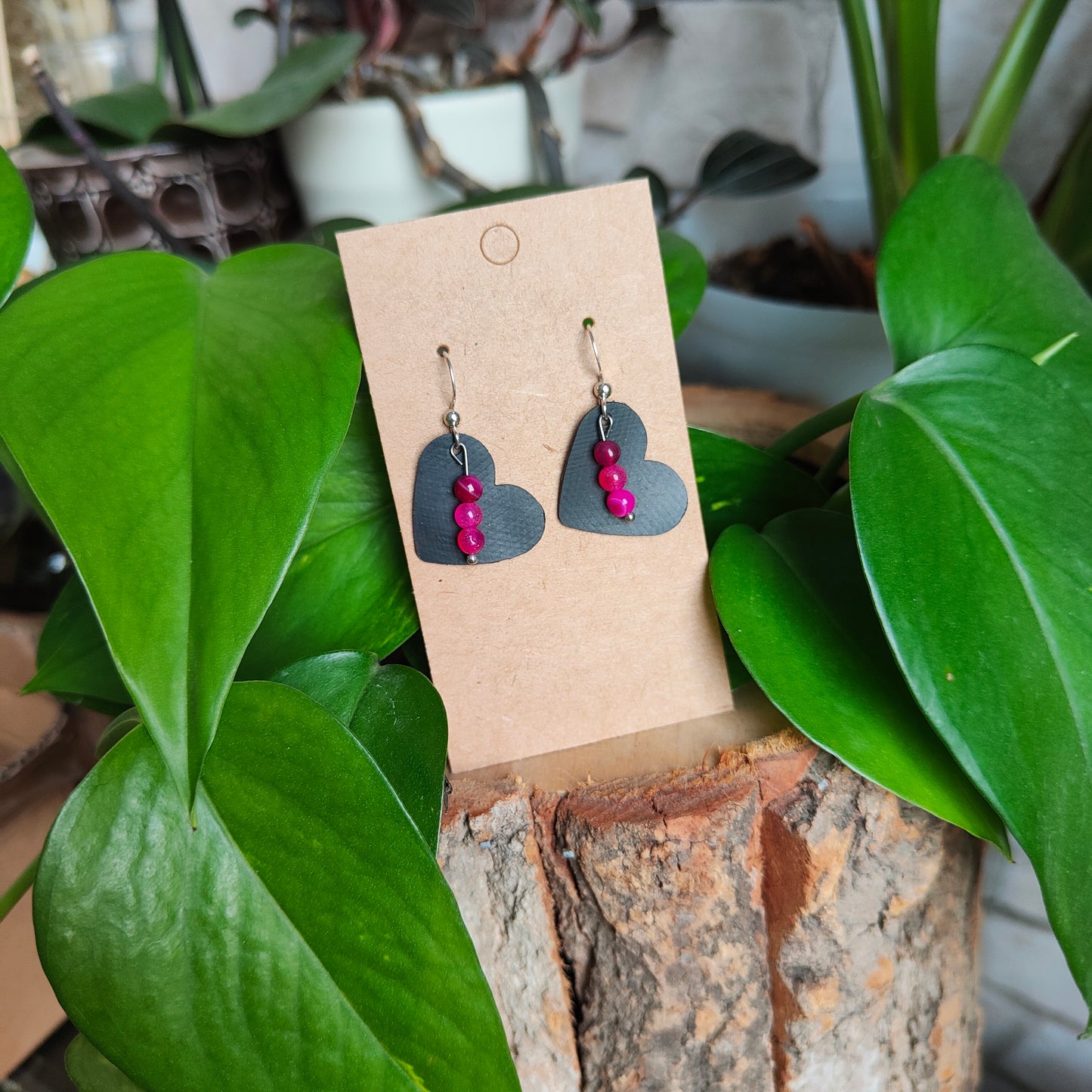 Boucles d'oreilles coeur