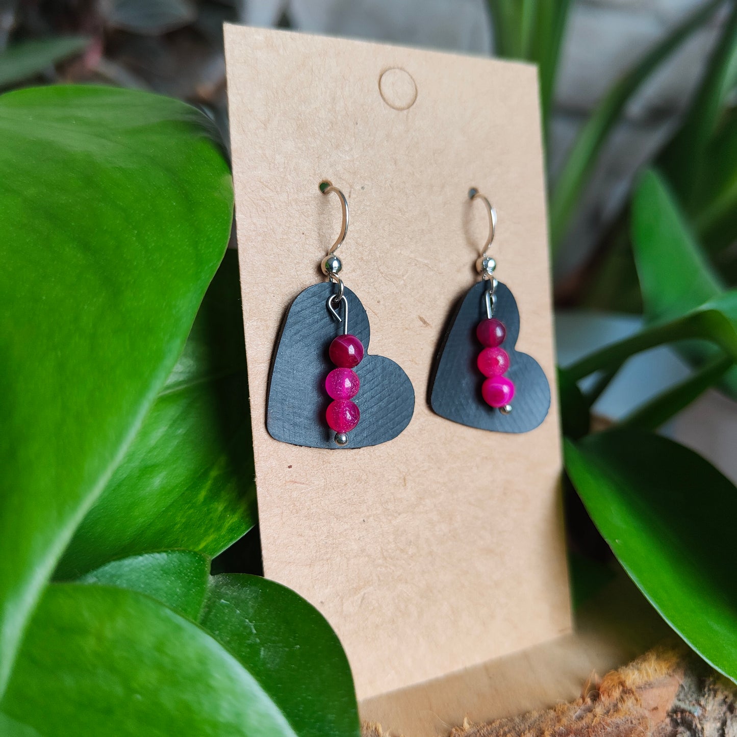 Boucles d'oreilles coeur