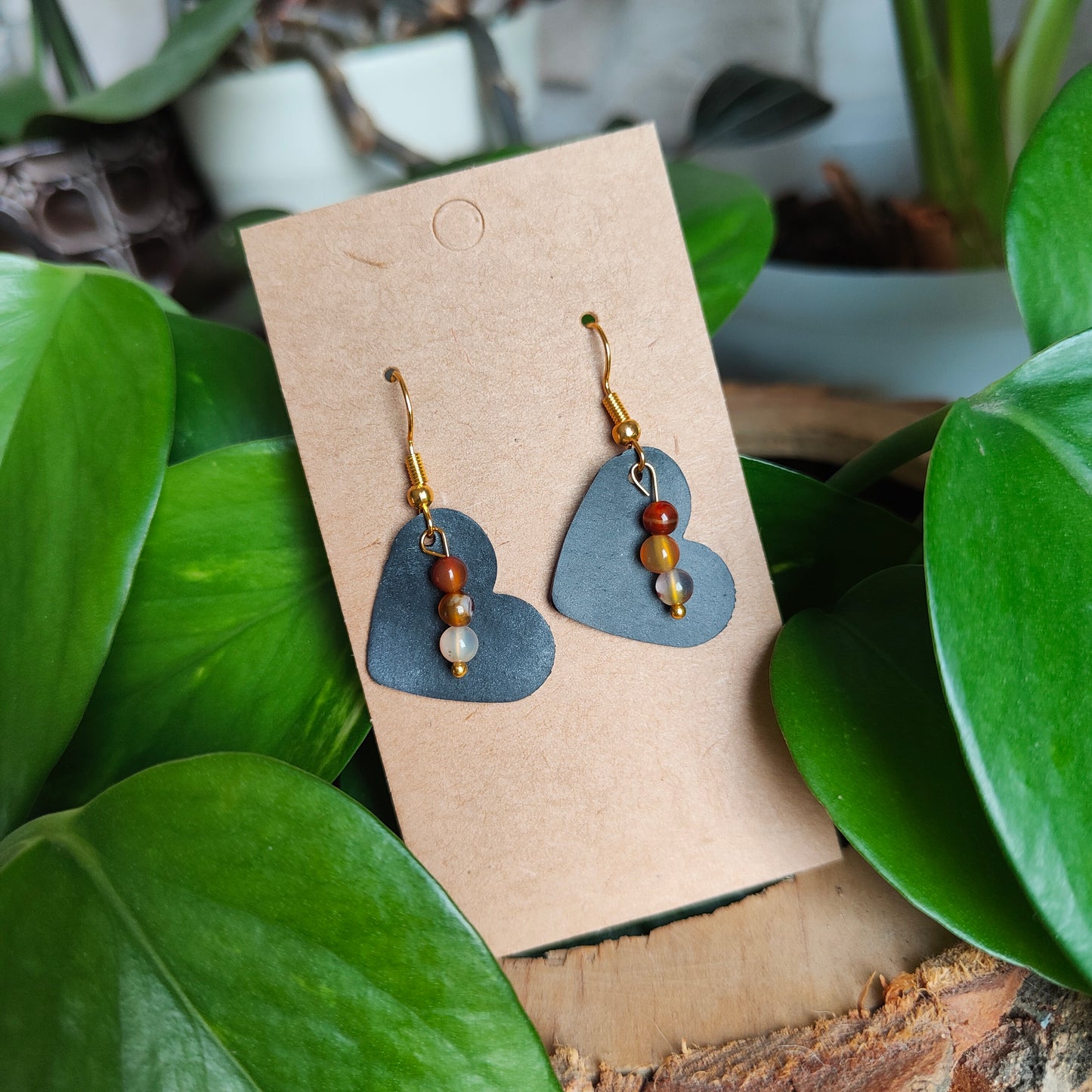 Boucles d'oreilles coeur