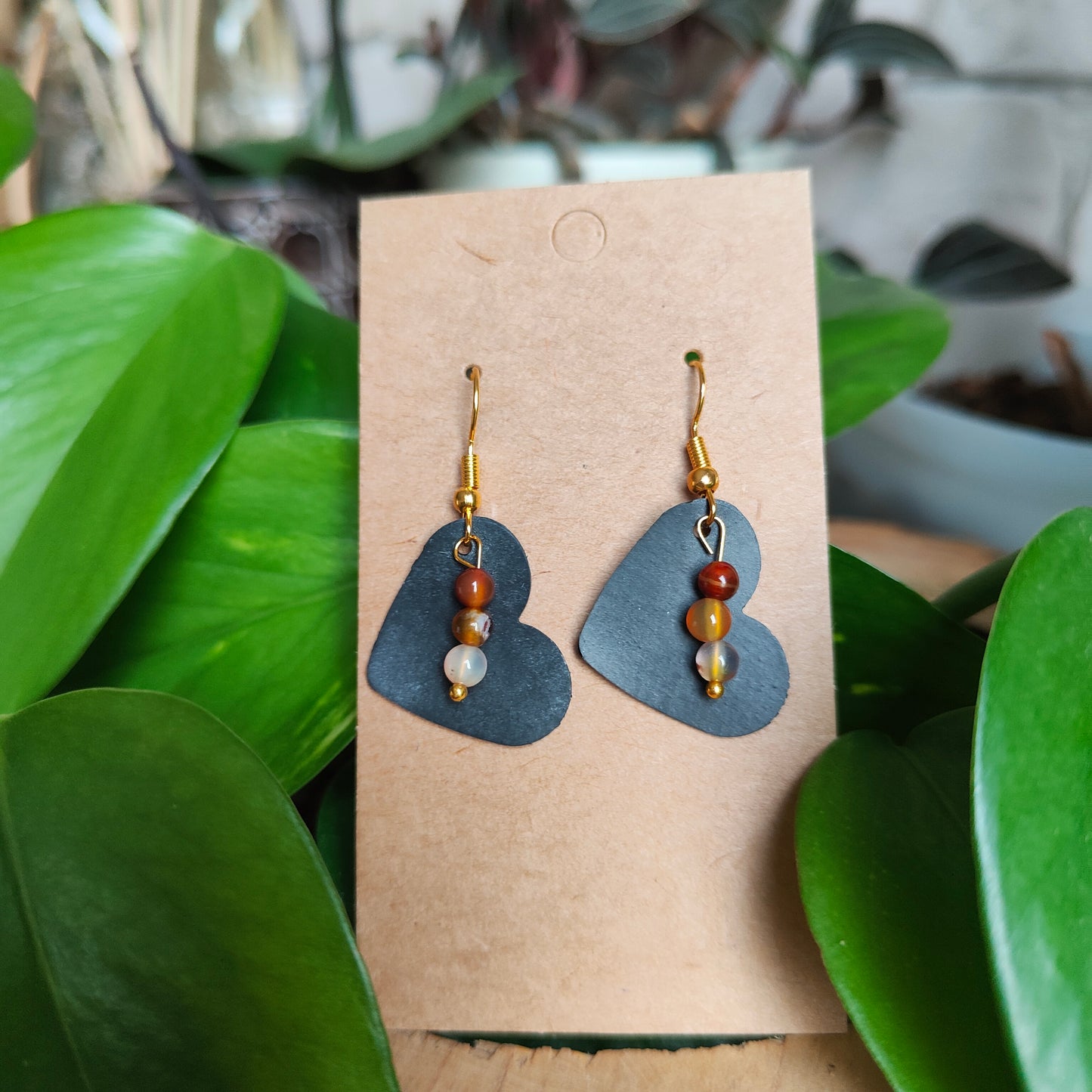 Boucles d'oreilles coeur