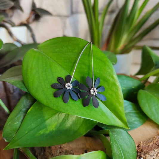 Boucle d'oreilles Fleurs