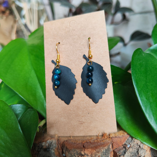 Boucles d'oreilles feuilles